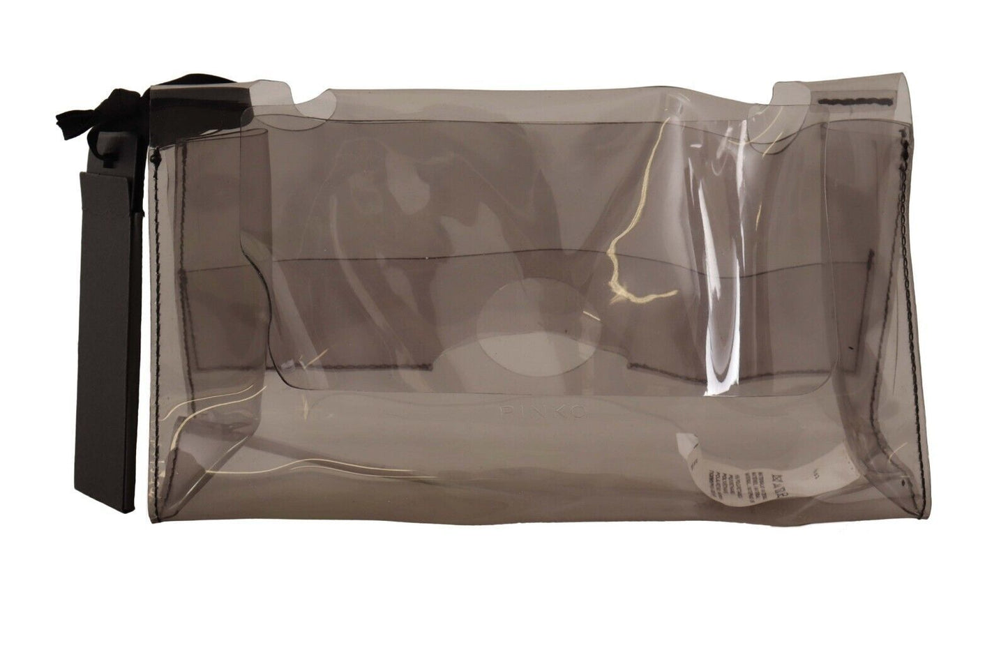 PINKO Chic Transparent Clutch for Evening Elegance PINKO