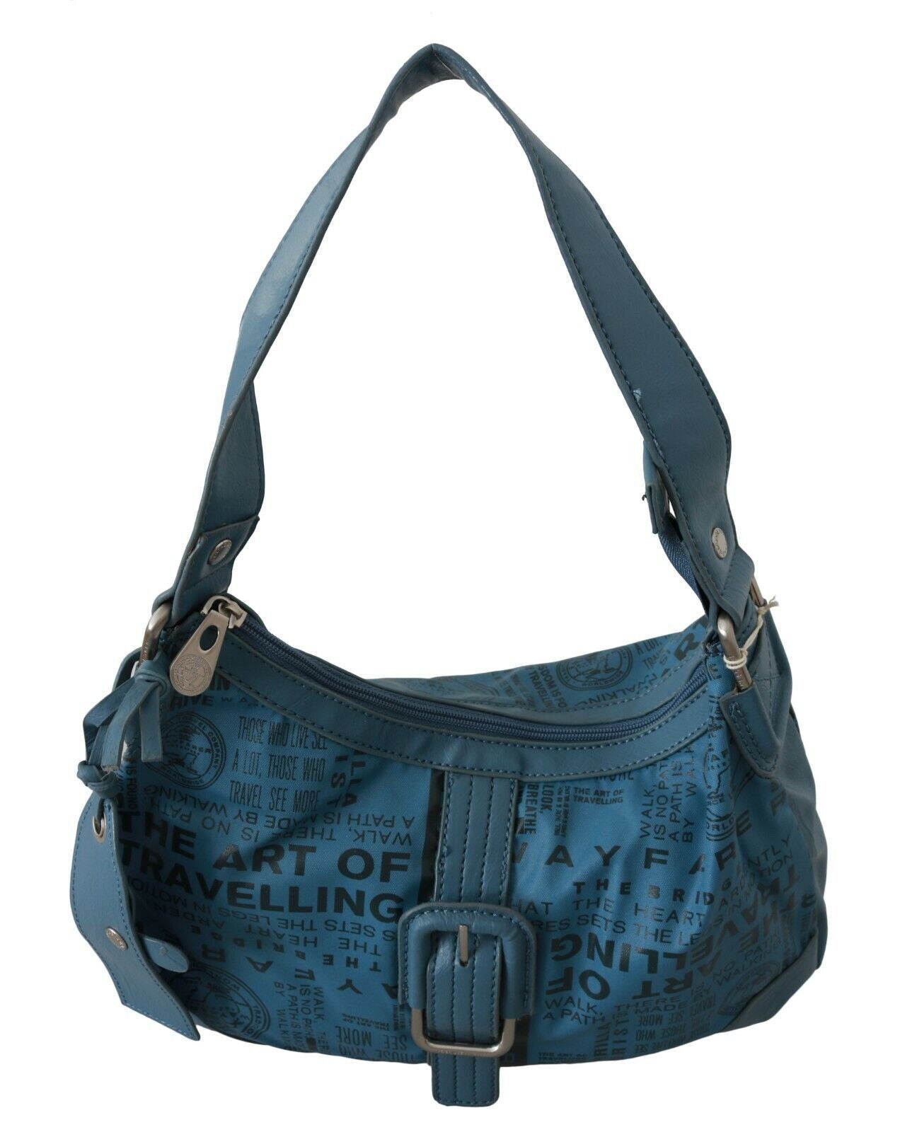 WAYFARER Chic Blue Fabric Shoulder Bag - Perfect for Everyday Elegance WAYFARER