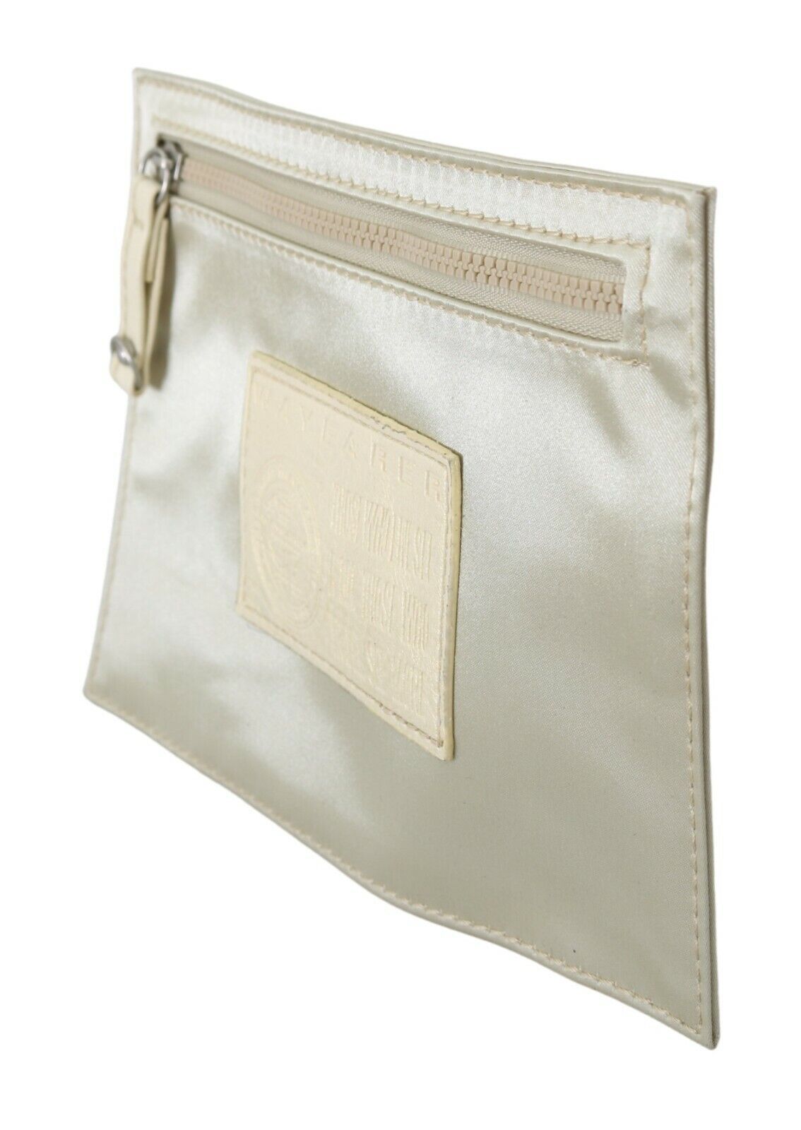 WAYFARER Elegant White Fabric Coin Wallet WAYFARER