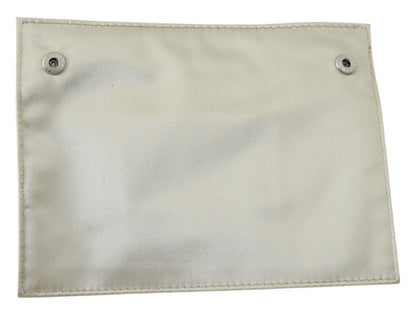 WAYFARER Elegant White Fabric Coin Wallet WAYFARER