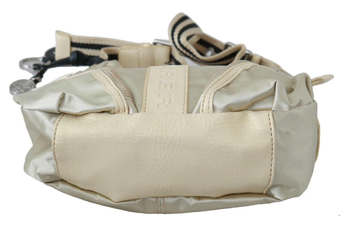 WAYFARER Chic White Fabric Shoulder Bag - Perfect for Any Occasion WAYFARER