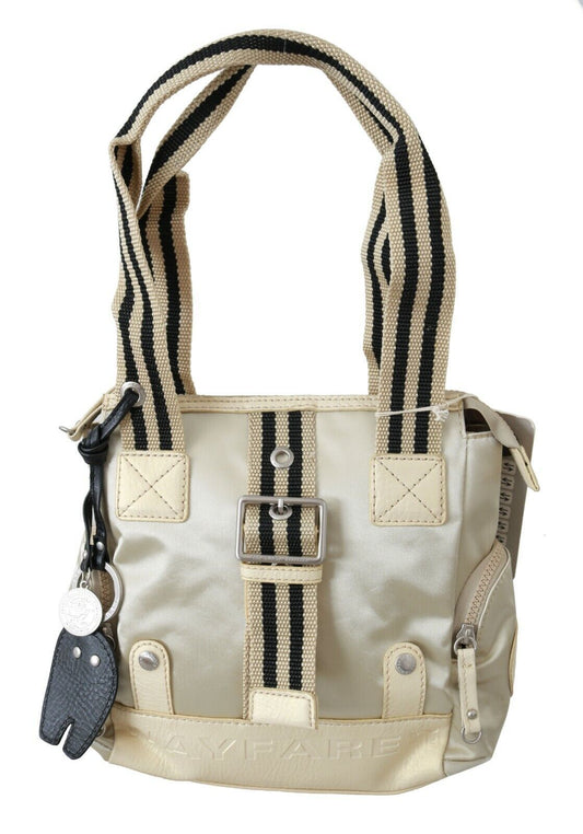 WAYFARER Chic Beige Fabric Handbag WAYFARER