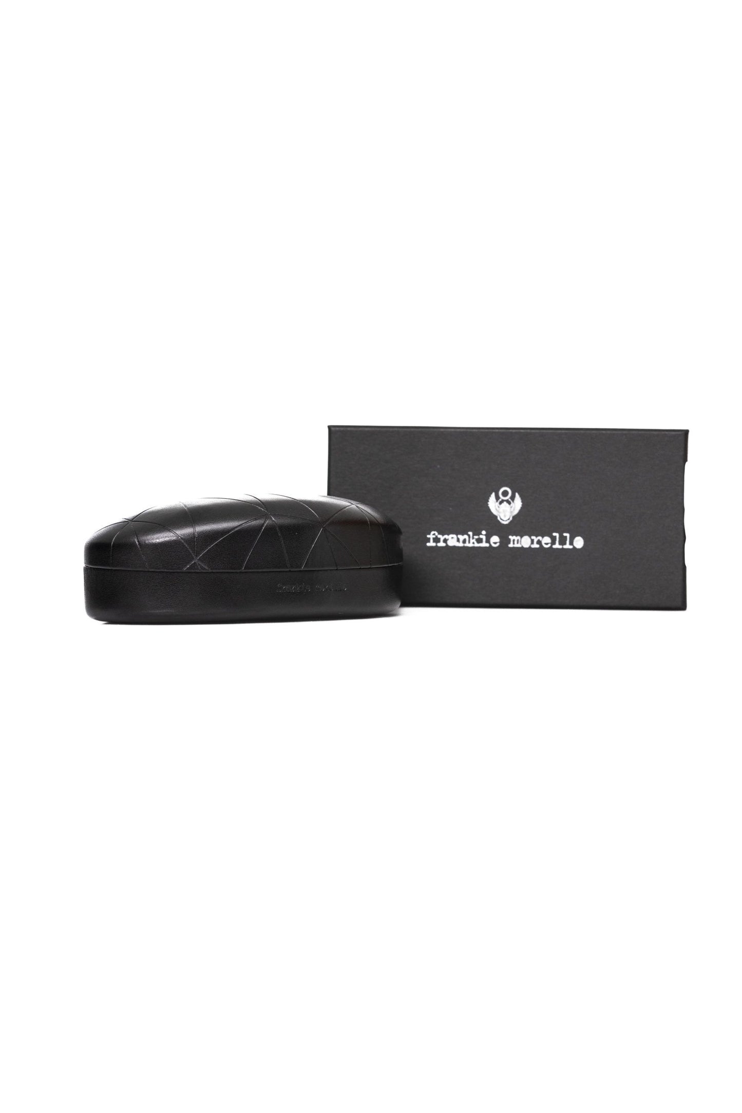 Frankie Morello Black Metallic Men Sunglass Frankie Morello