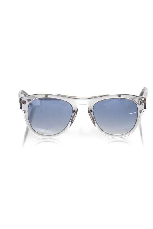 Frankie Morello White Acetate Men's Sunglass Frankie Morello