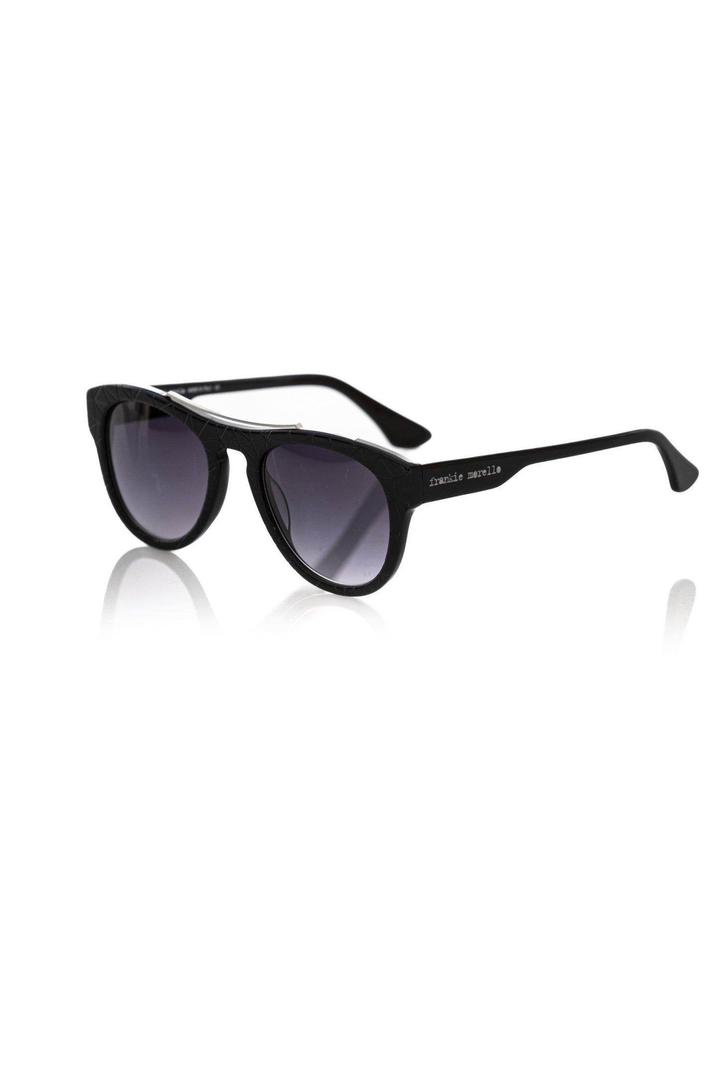 Frankie Morello Black Acetate Men's Sunglass Frankie Morello