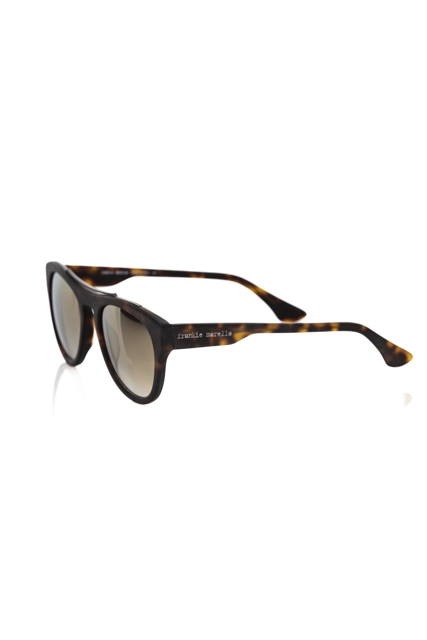 Frankie Morello Brown Acetate Men Sunglass Frankie Morello