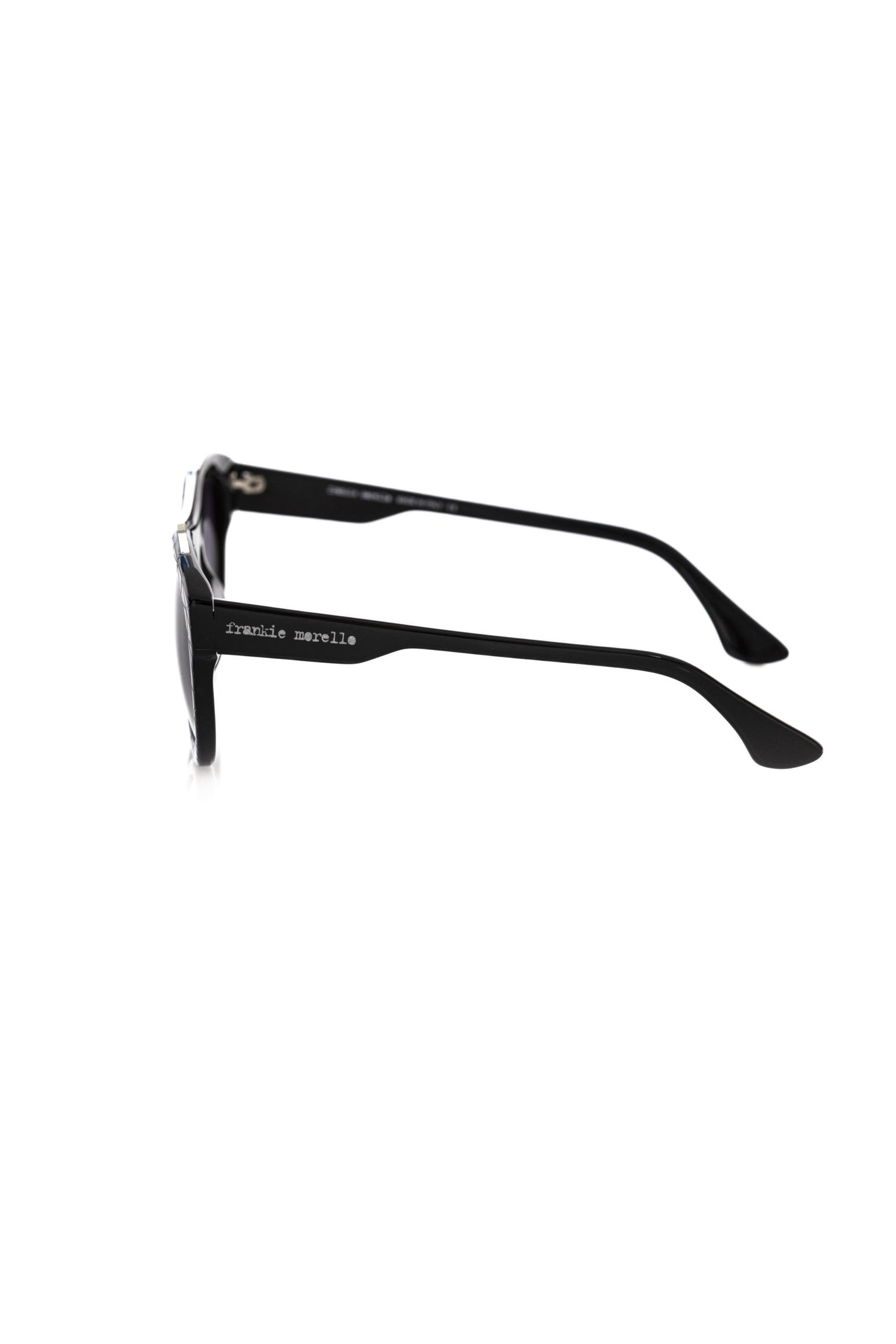 Frankie Morello Black Acetate Men's Sunglass Frankie Morello