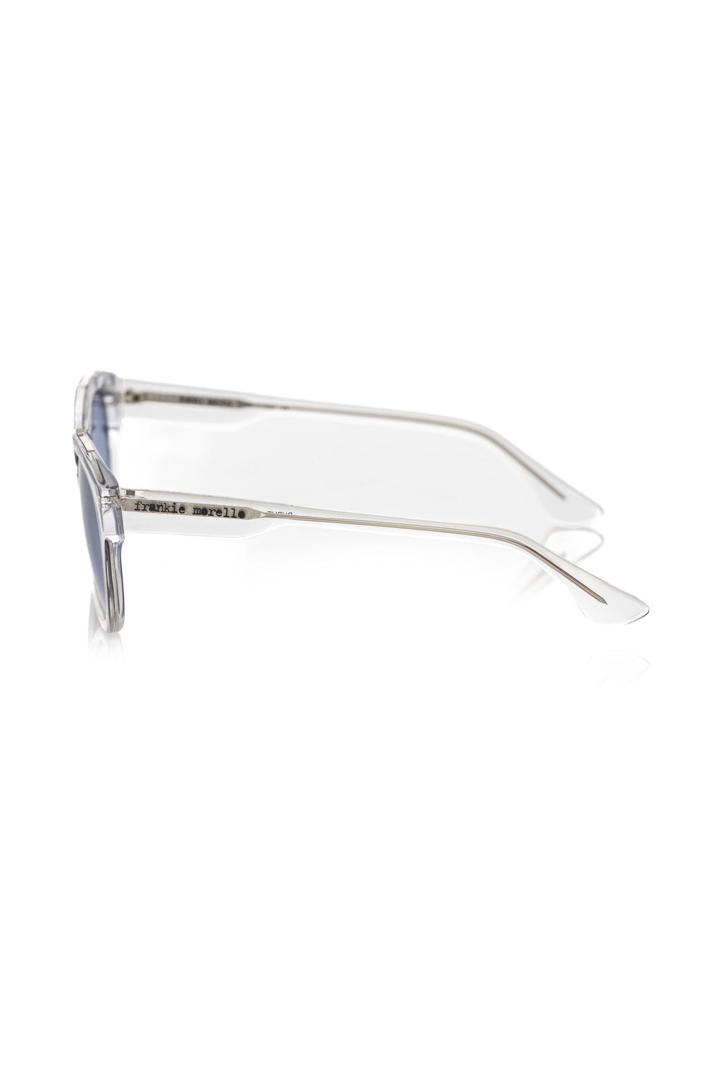 Frankie Morello White Acetate Men's Sunglass Frankie Morello