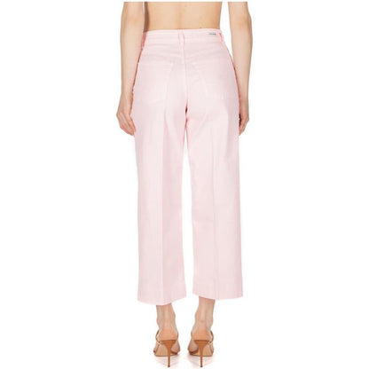 Chic Pink Cotton Denim by Don The Fuller Don The Fuller