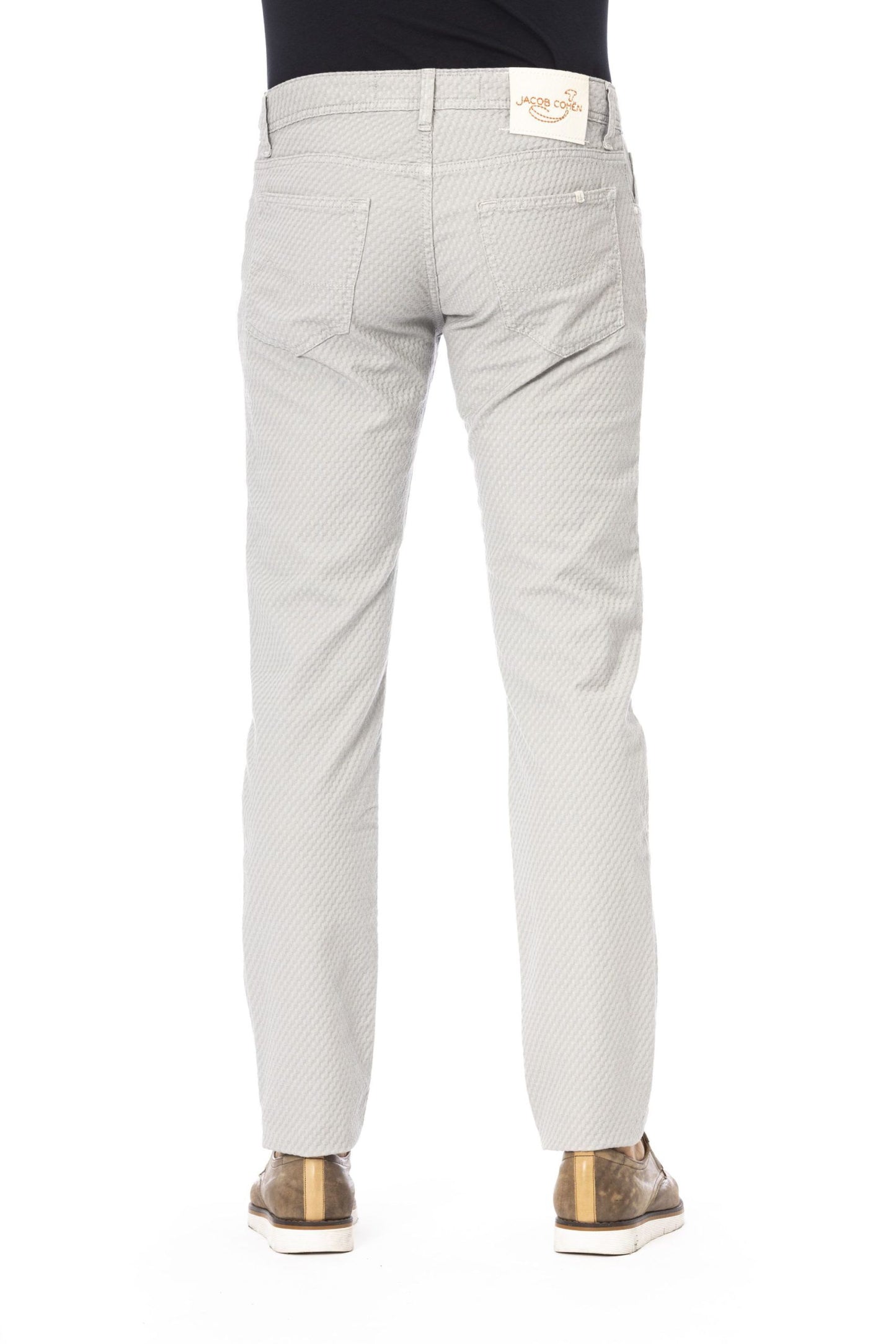 Jacob Cohen Gray Cotton Men's Jean Jacob Cohen