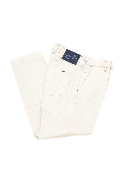 Jacob Cohen Elegant Silver Chino Model Trousers Jacob Cohen