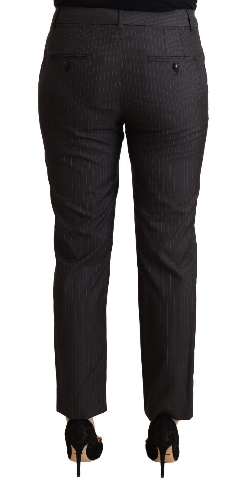 Dolce & Gabbana Elegant Tailored Virgin Wool and Silk Pants Dolce & Gabbana