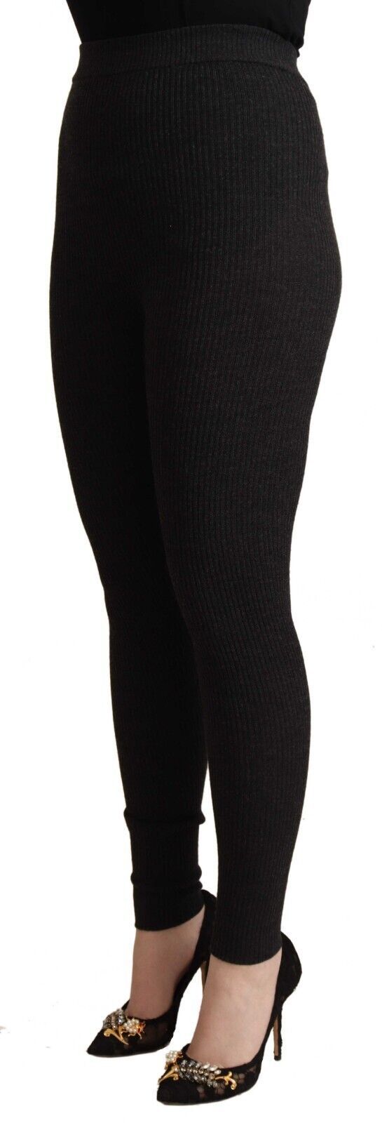 Dolce & Gabbana Elegant High-Waist Wool Tights Pants Dolce & Gabbana