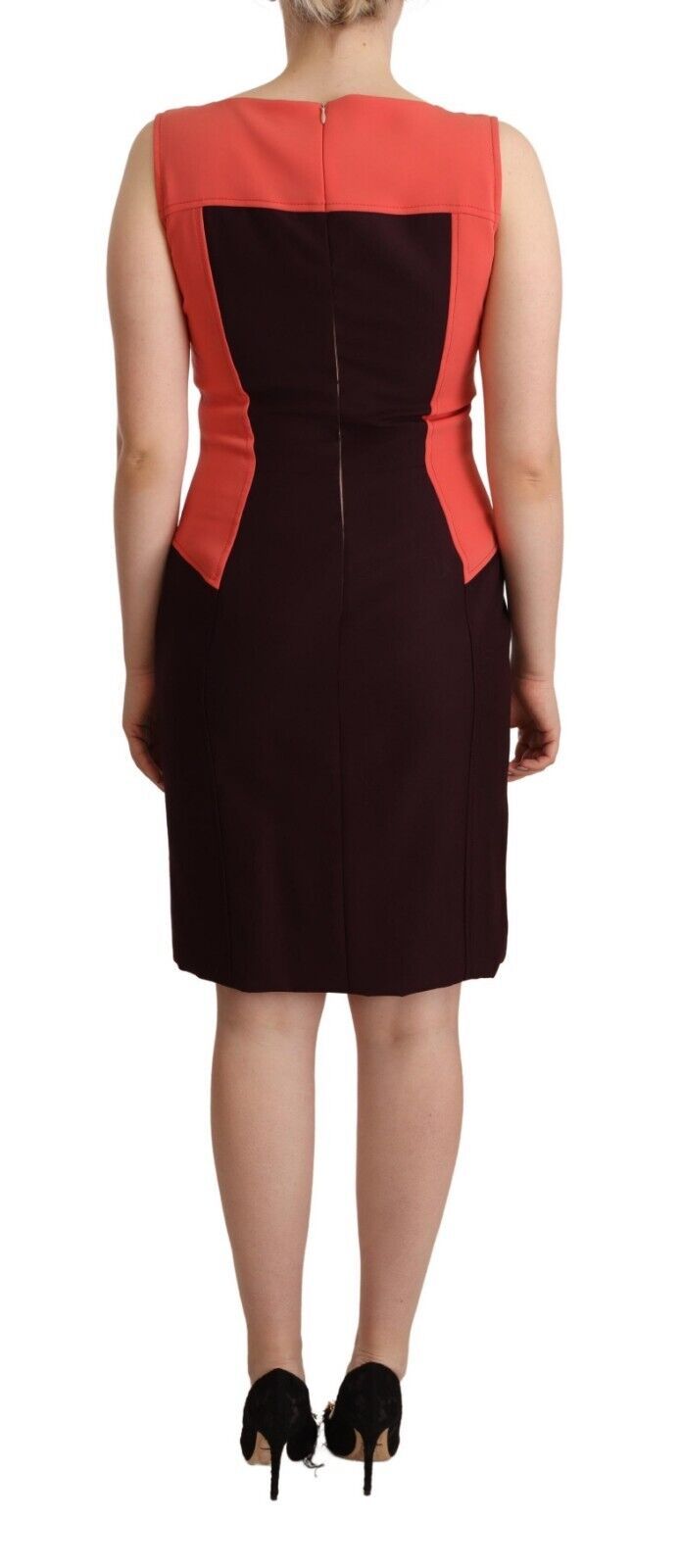 CO|TE Multicolor V-Neck Sleeveless Sheath Dress CO|TE