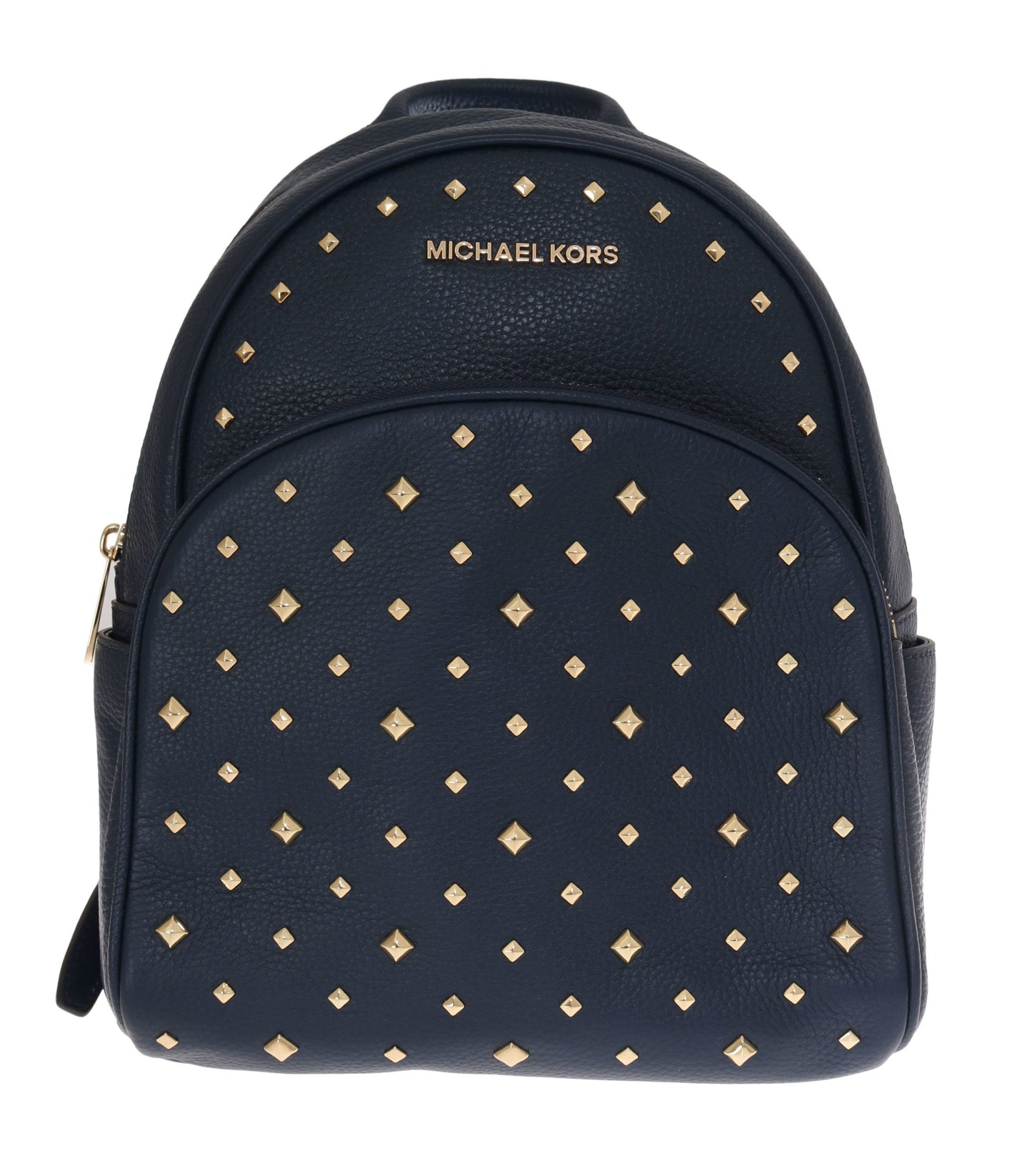 Michael Kors Elegant Leather ABBEY Backpack in Navy Blue Michael Kors