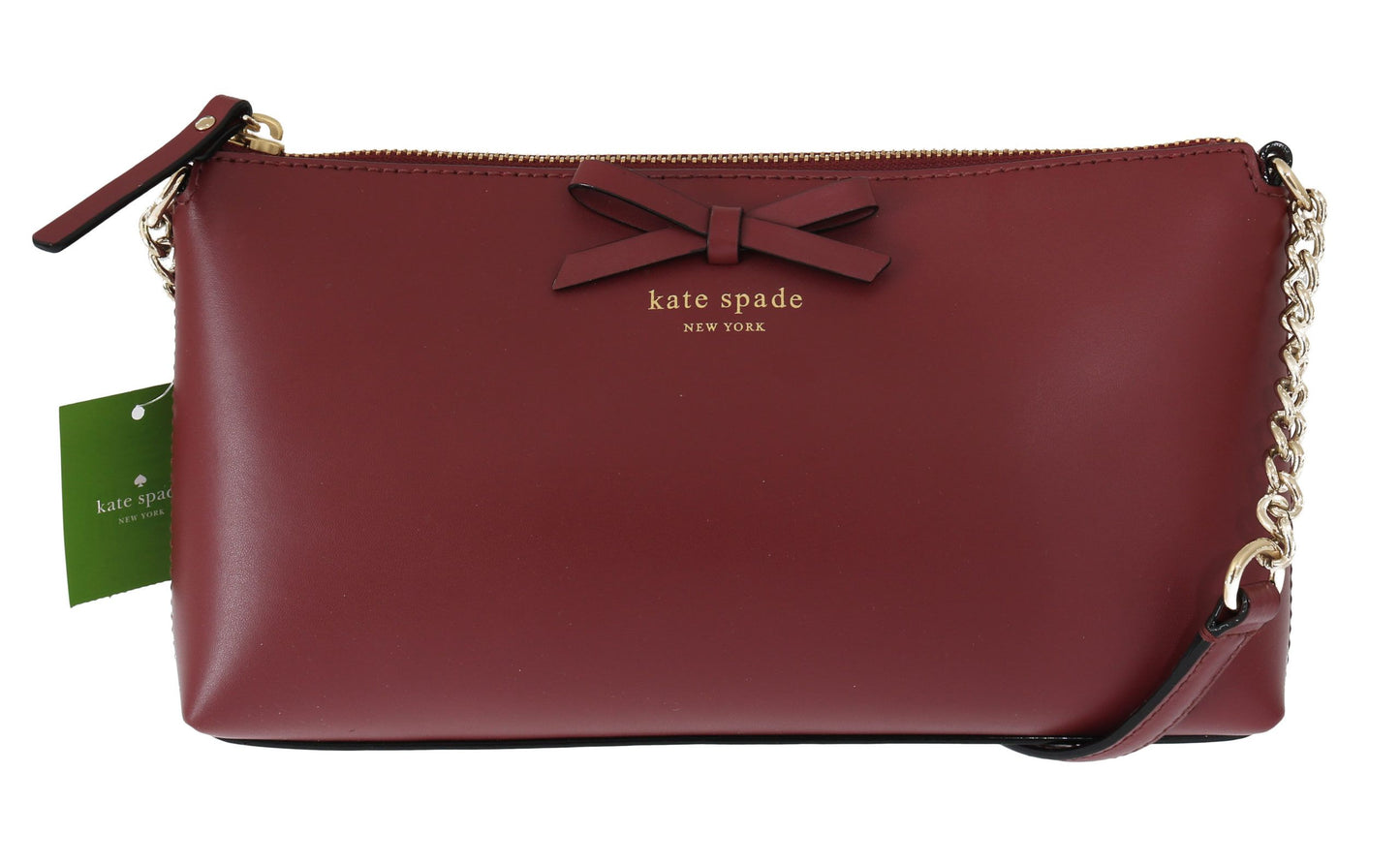 Kate Spade Elegant Bordeaux Leather Crossbody Kate Spade