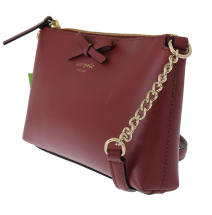 Kate Spade Elegant Bordeaux Leather Crossbody Kate Spade