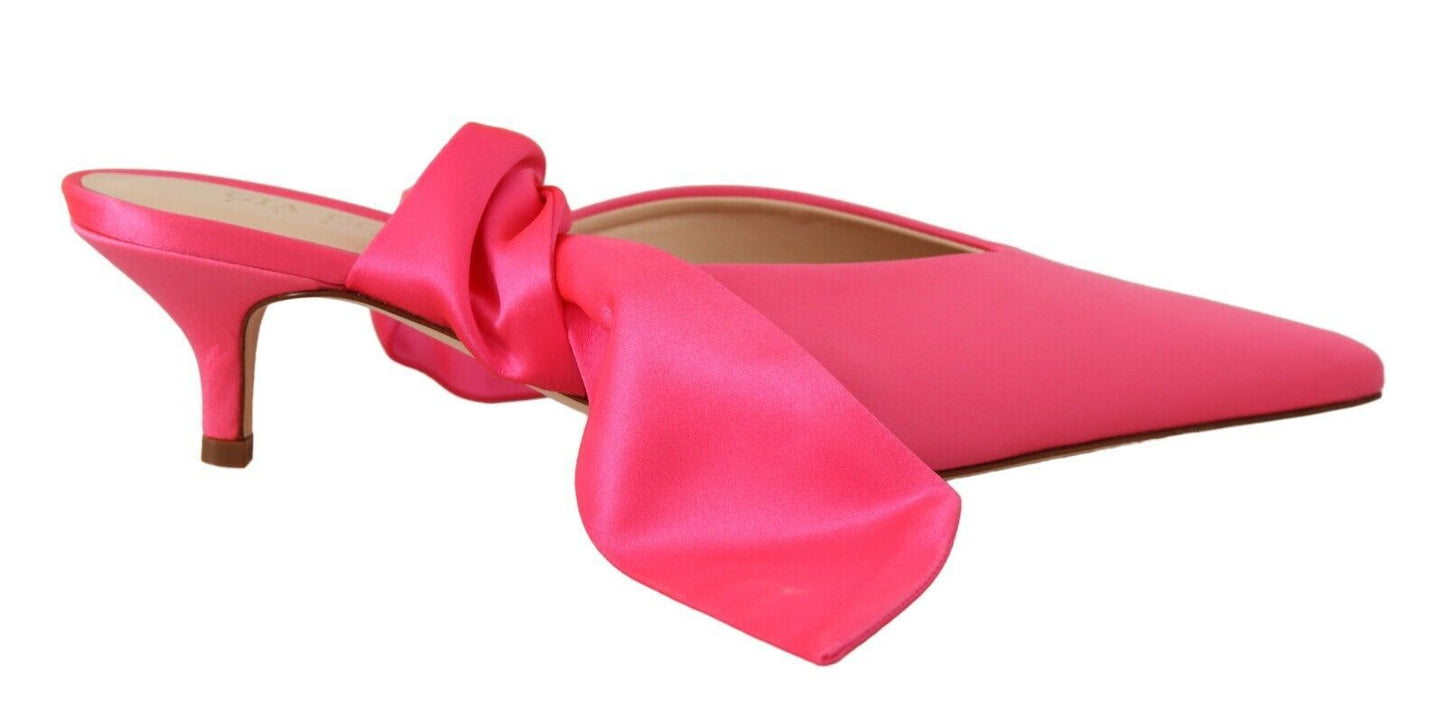 GIA COUTURE Chic Pink Kitten Heels for Elegant Evenings GIA COUTURE