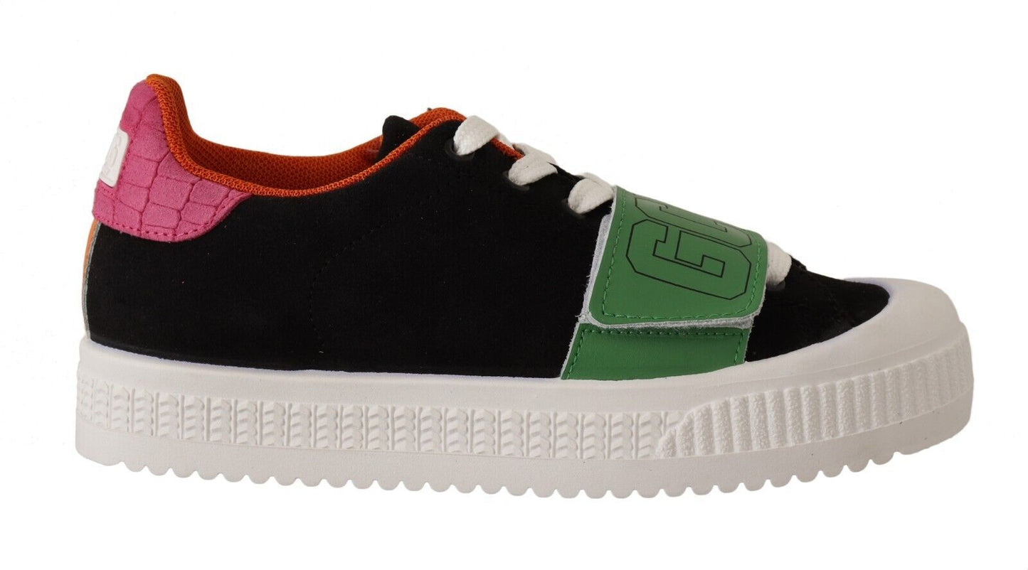 GCDS Stylish Multicolor Low Top Lace-Up Sneakers GCDS