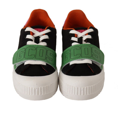 GCDS Stylish Multicolor Low Top Lace-Up Sneakers GCDS