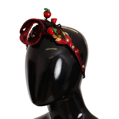 Dolce & Gabbana Exquisite Berry Crystal Embellished Diadem Dolce & Gabbana