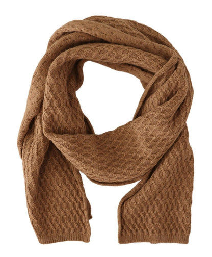 Dolce & Gabbana Elegant Dark Brown Knitted Scarf Dolce & Gabbana