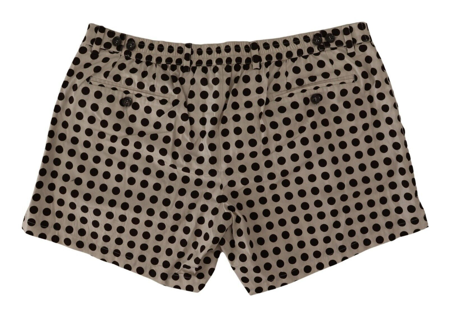 Dolce & Gabbana Elegant Polka Dot Cotton Shorts Dolce & Gabbana