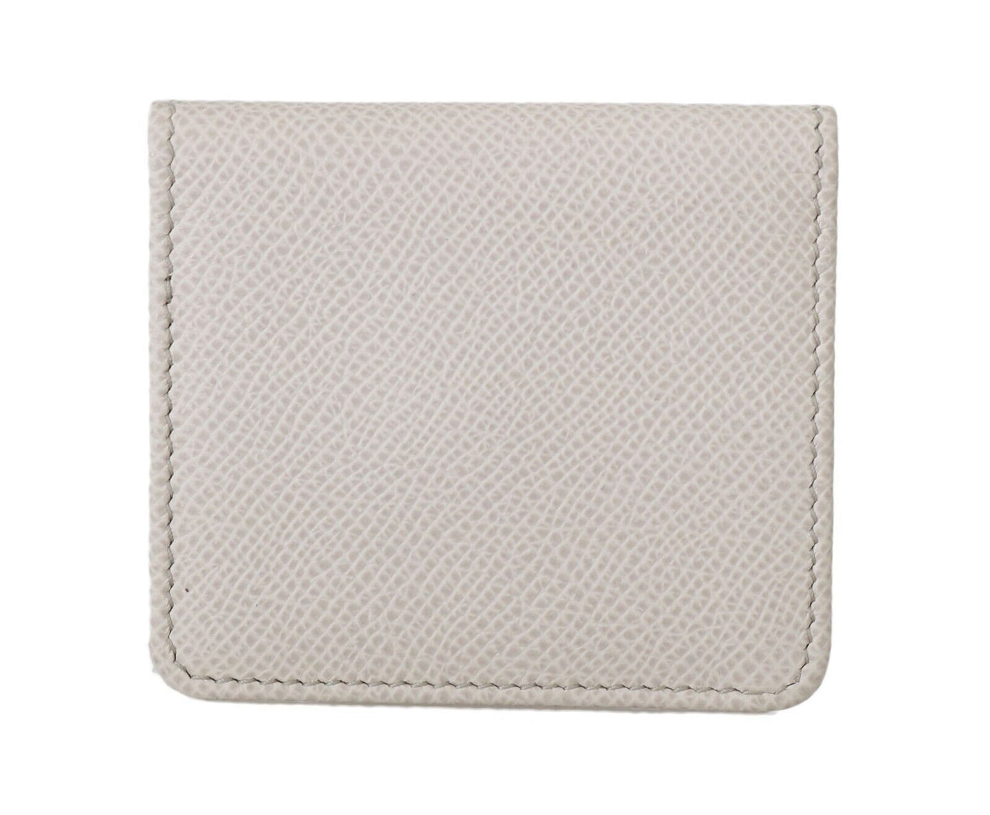 Dolce & Gabbana Chic White Leather Condom Case Wallet Dolce & Gabbana