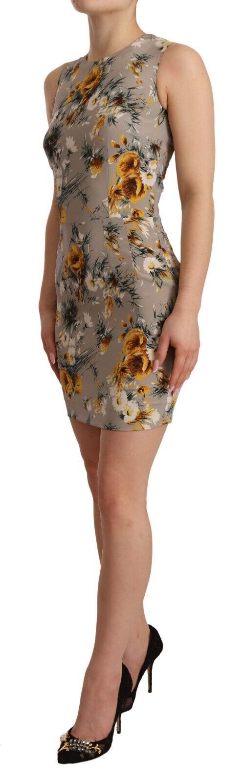 Dolce & Gabbana Elegant Floral Sheath Mini Dress Dolce & Gabbana