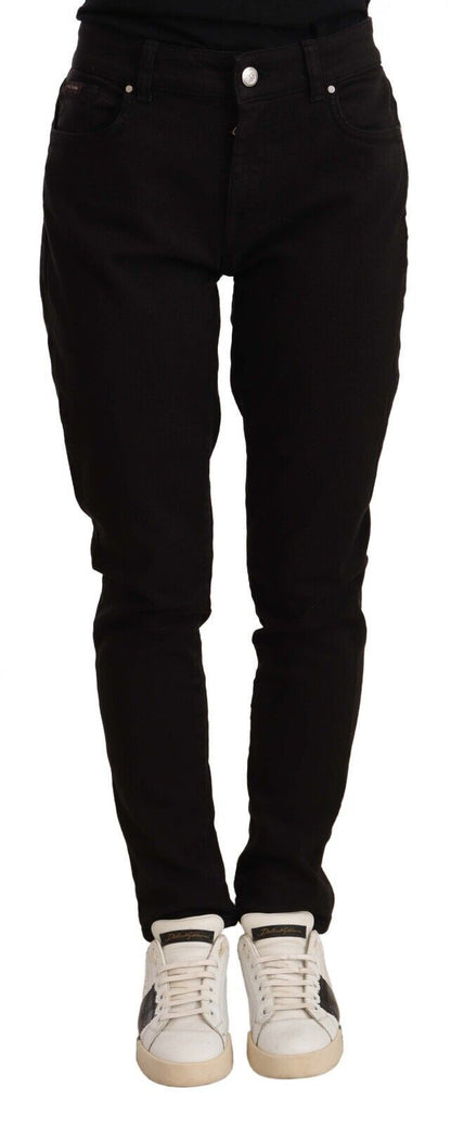 Dolce & Gabbana Elegant Slim-Fit Black Skinny Jeans Dolce & Gabbana