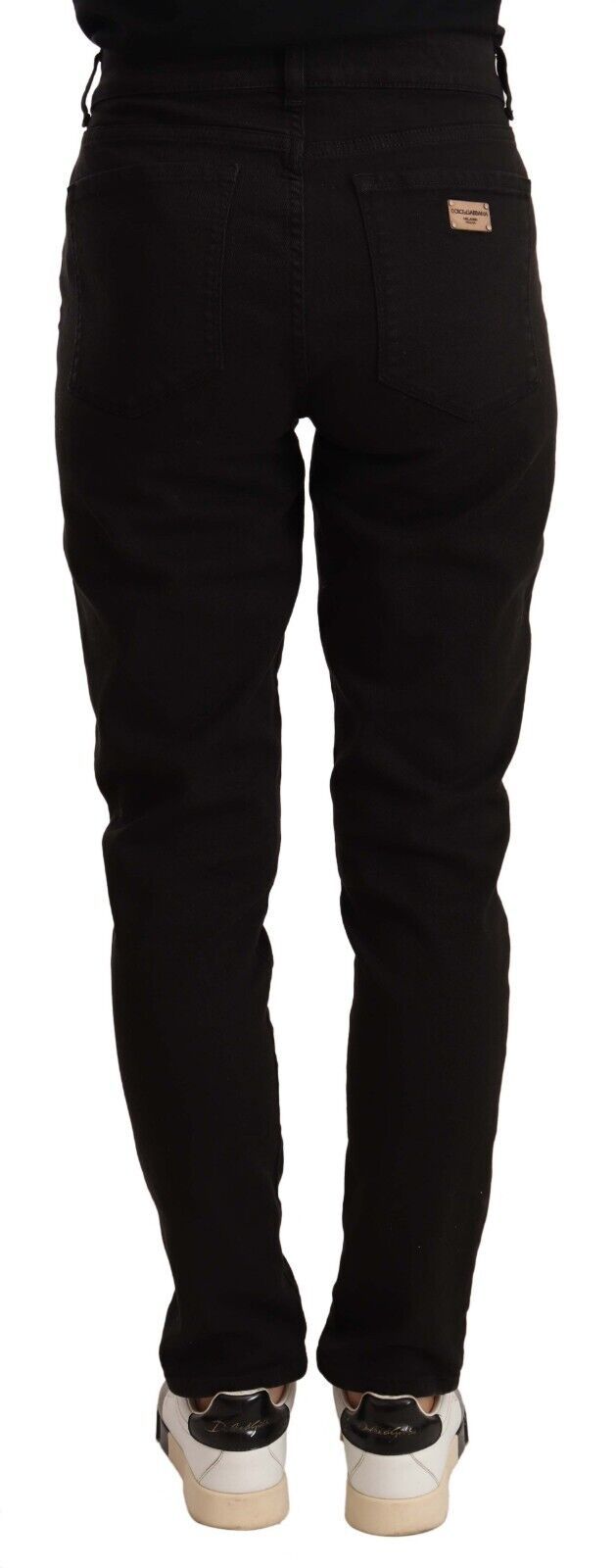 Dolce & Gabbana Elegant Slim-Fit Black Skinny Jeans Dolce & Gabbana