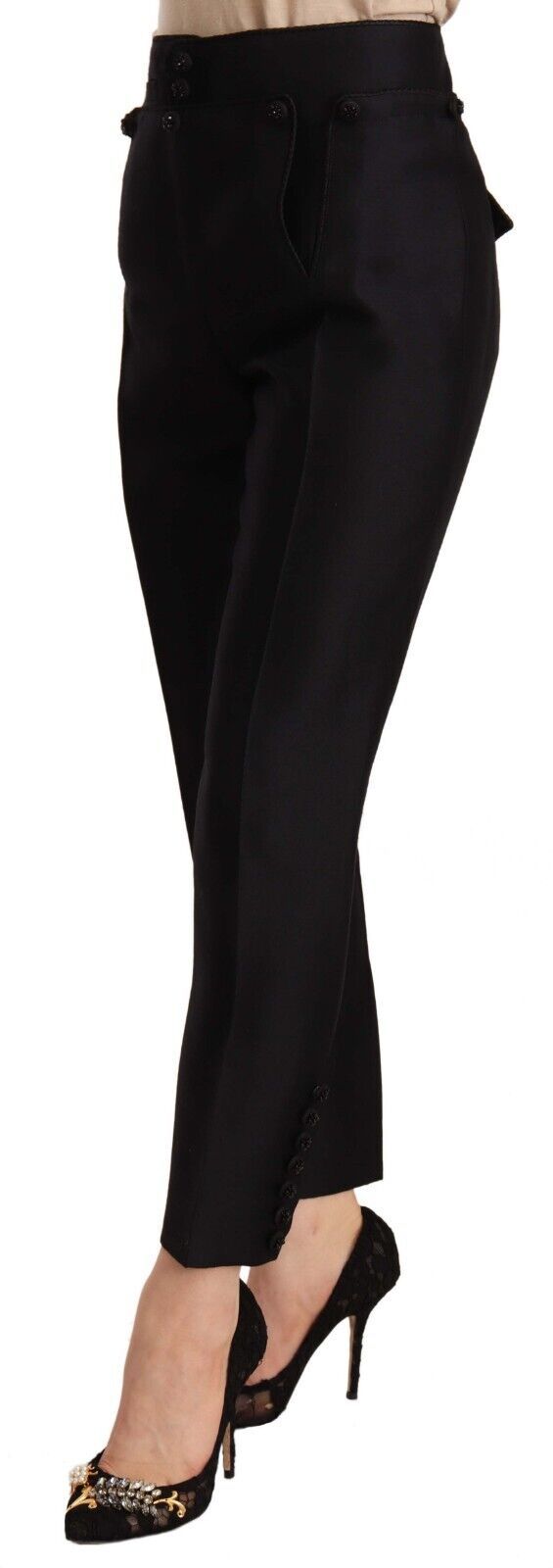 Dsquared² Chic High-Waist Cropped Trousers Dsquared²