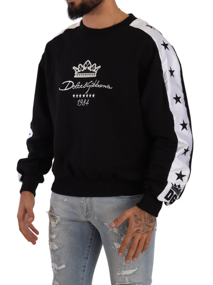 Dolce & Gabbana Elegant Crown 1984 Crewneck Sweater Dolce & Gabbana