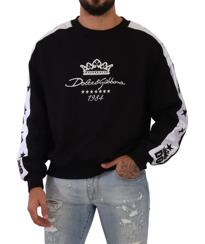 Dolce & Gabbana Elegant Crown 1984 Crewneck Sweater Dolce & Gabbana