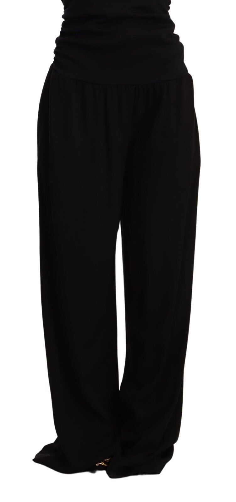 GF Ferre Elegant High Waist Straight Trousers GF Ferre