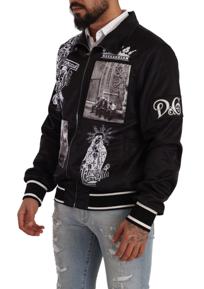 Dolce & Gabbana Stunning Superstizione Zip Sweater Dolce & Gabbana