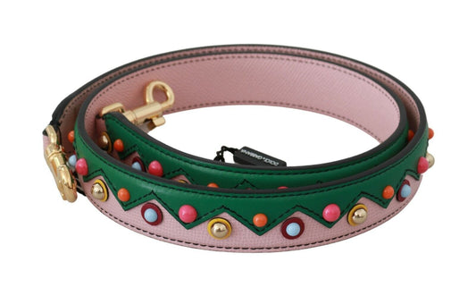 Dolce & Gabbana Elegant Multicolor Leather Shoulder Strap Dolce & Gabbana