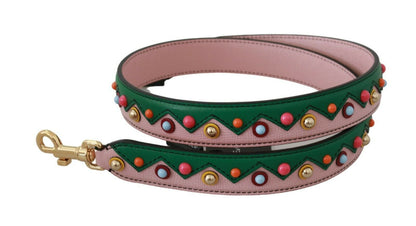 Dolce & Gabbana Elegant Multicolor Leather Shoulder Strap Dolce & Gabbana