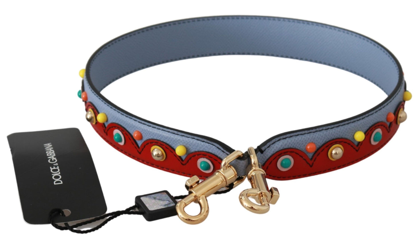 Dolce & Gabbana Elegant Multicolor Leather Shoulder Strap Dolce & Gabbana