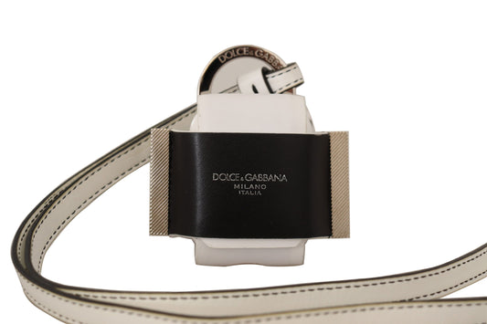 Dolce & Gabbana Chic Leather Airpods Case in Monochrome Dolce & Gabbana