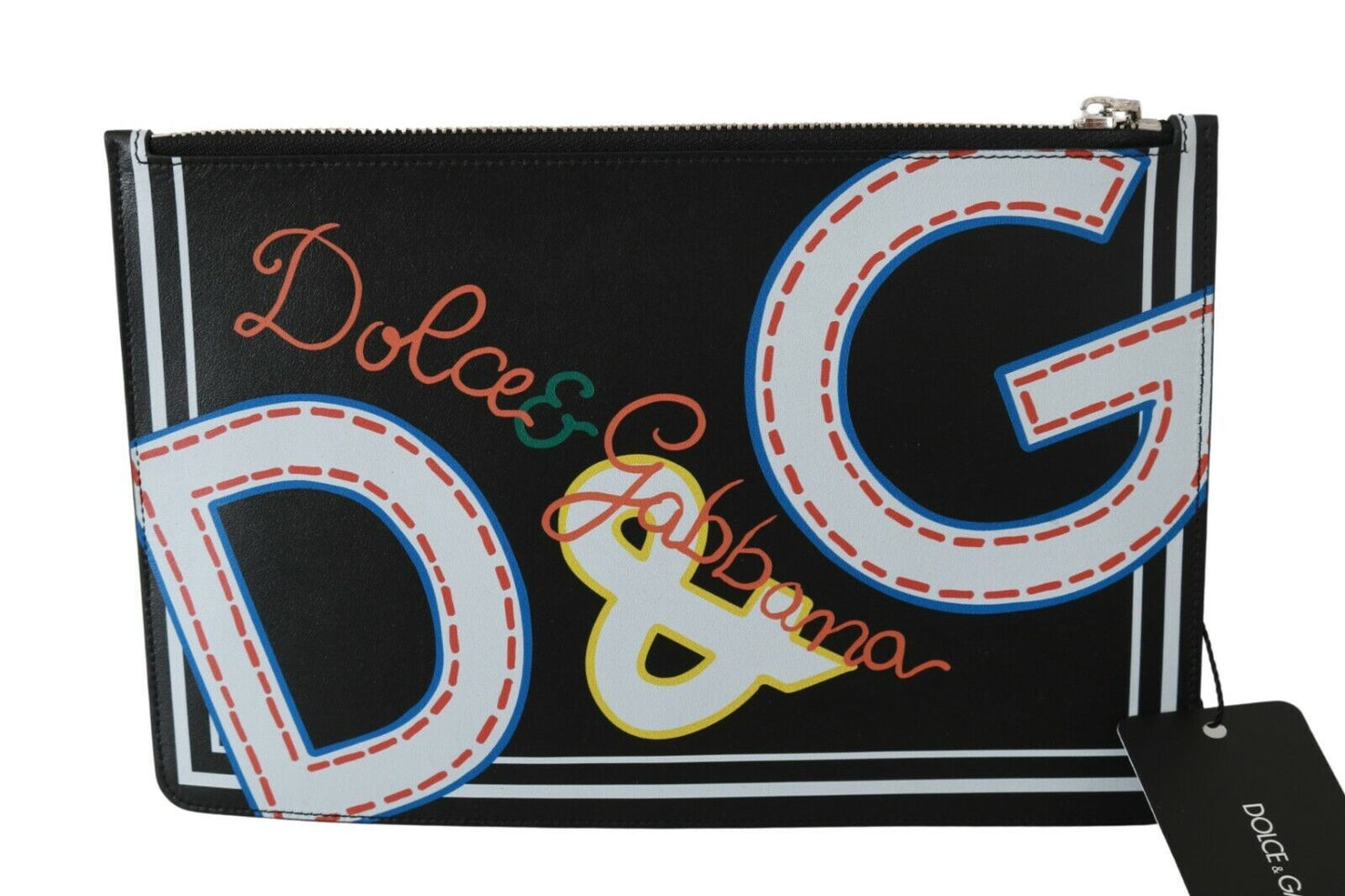 Dolce & Gabbana Elegant Black Leather Coin Wallet Dolce & Gabbana