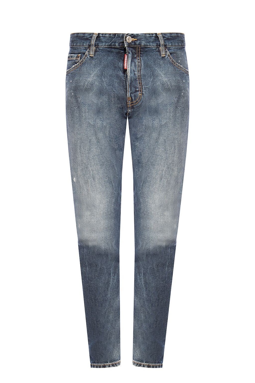 Dsquared² Navy Distressed 'Cool Guy Jean' Denim Pants Dsquared²