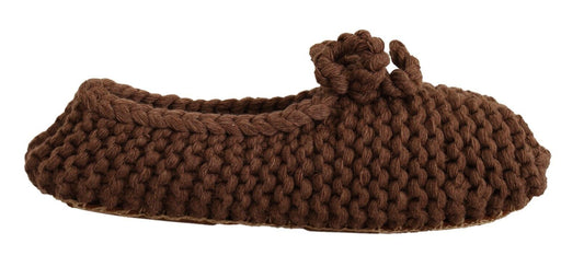 Dolce & Gabbana Elegant Wool Knit Ballerina Flats Dolce & Gabbana