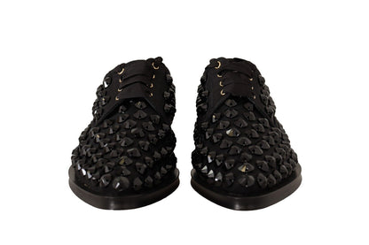 Dolce & Gabbana Elegant Gros Grain Lace-Up Jeweled Flats Dolce & Gabbana