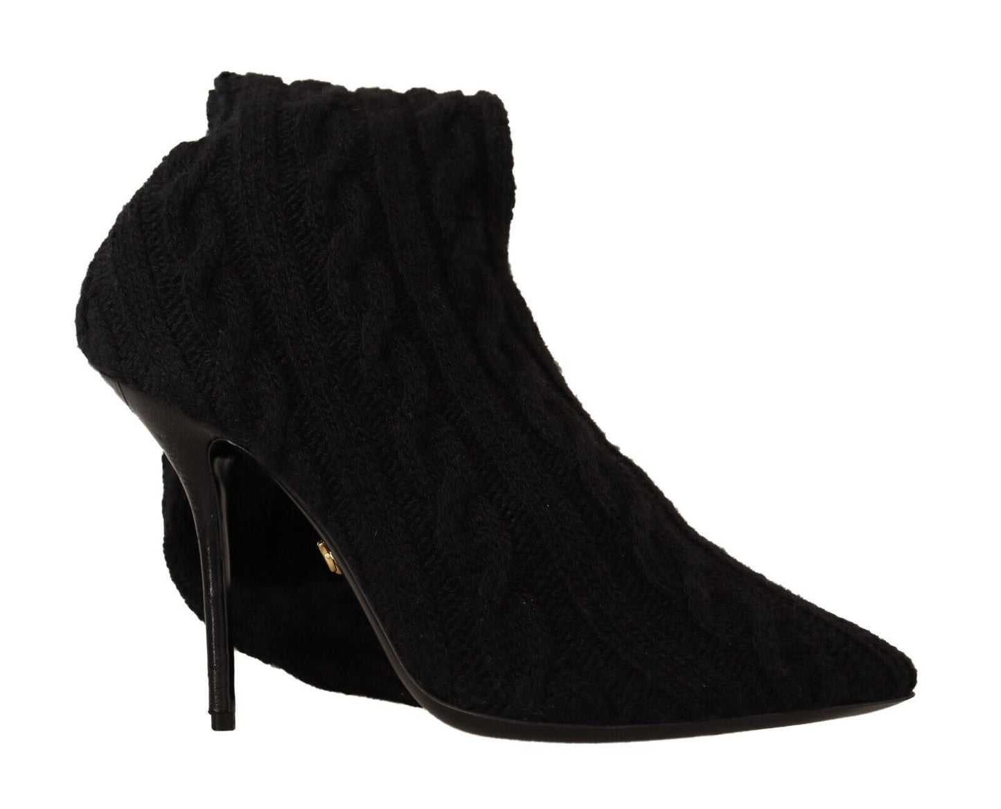 Dolce & Gabbana Elegant Stretch Sock Boots in Black Dolce & Gabbana