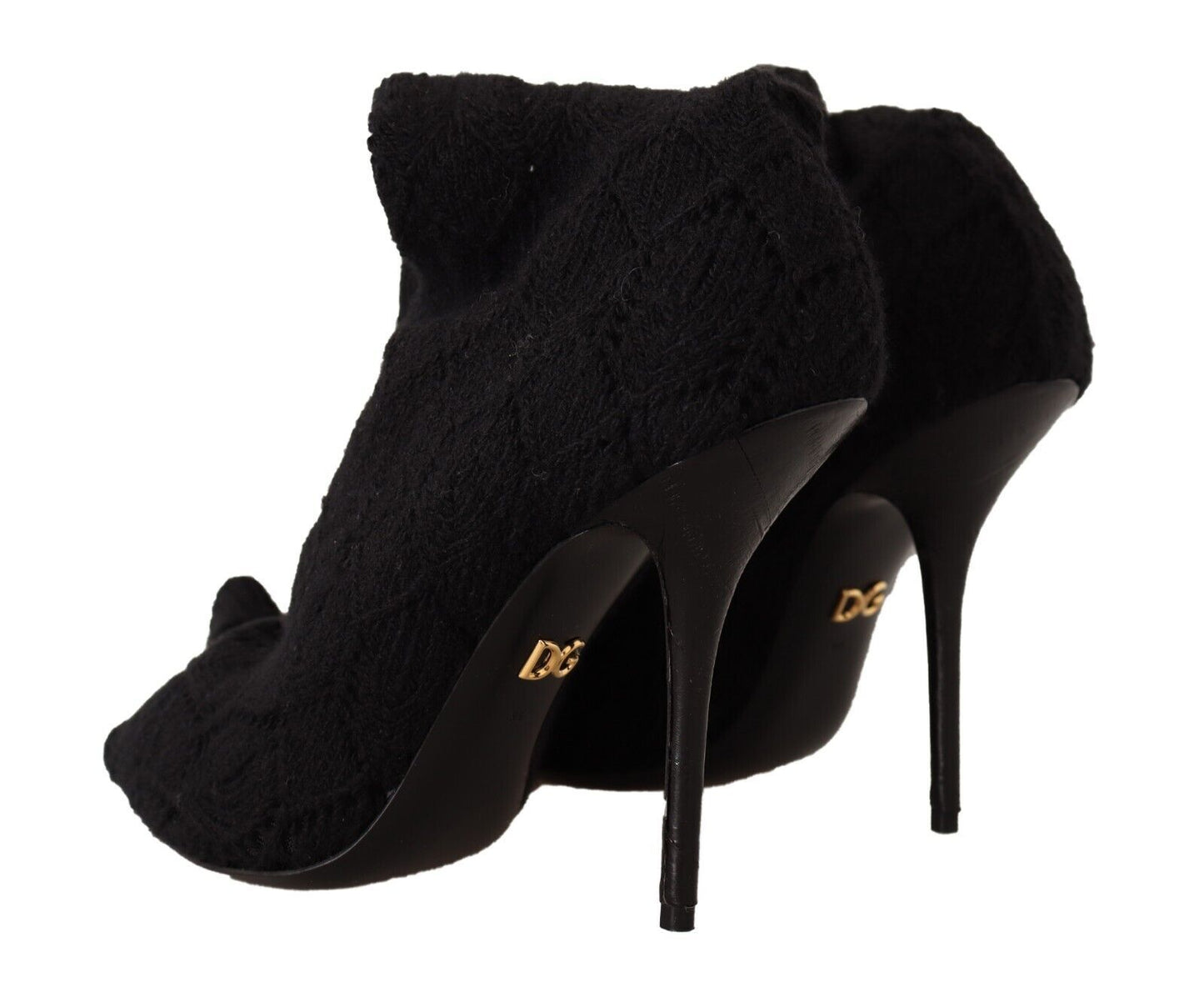 Dolce & Gabbana Elegant Black Stretch Socks Boots Dolce & Gabbana