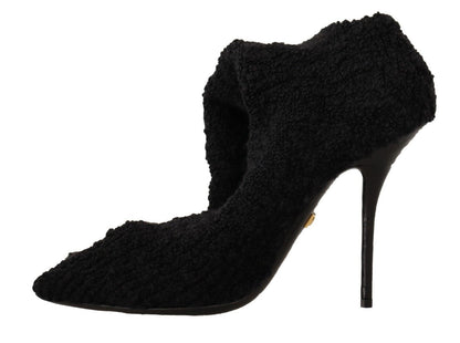 Dolce & Gabbana Chic Black Stretch Sock Boots Dolce & Gabbana