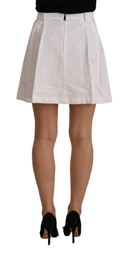 Ermanno Scervino Chic High Waist A-Line Mini Skirt Ermanno Scervino