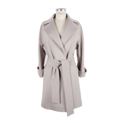 Elegant Beige Wool Jacket - Made in Italy Made in Italy