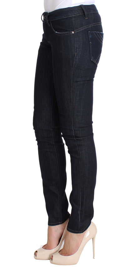 Costume National Chic Slim Fit Skinny Blue Jeans Costume National